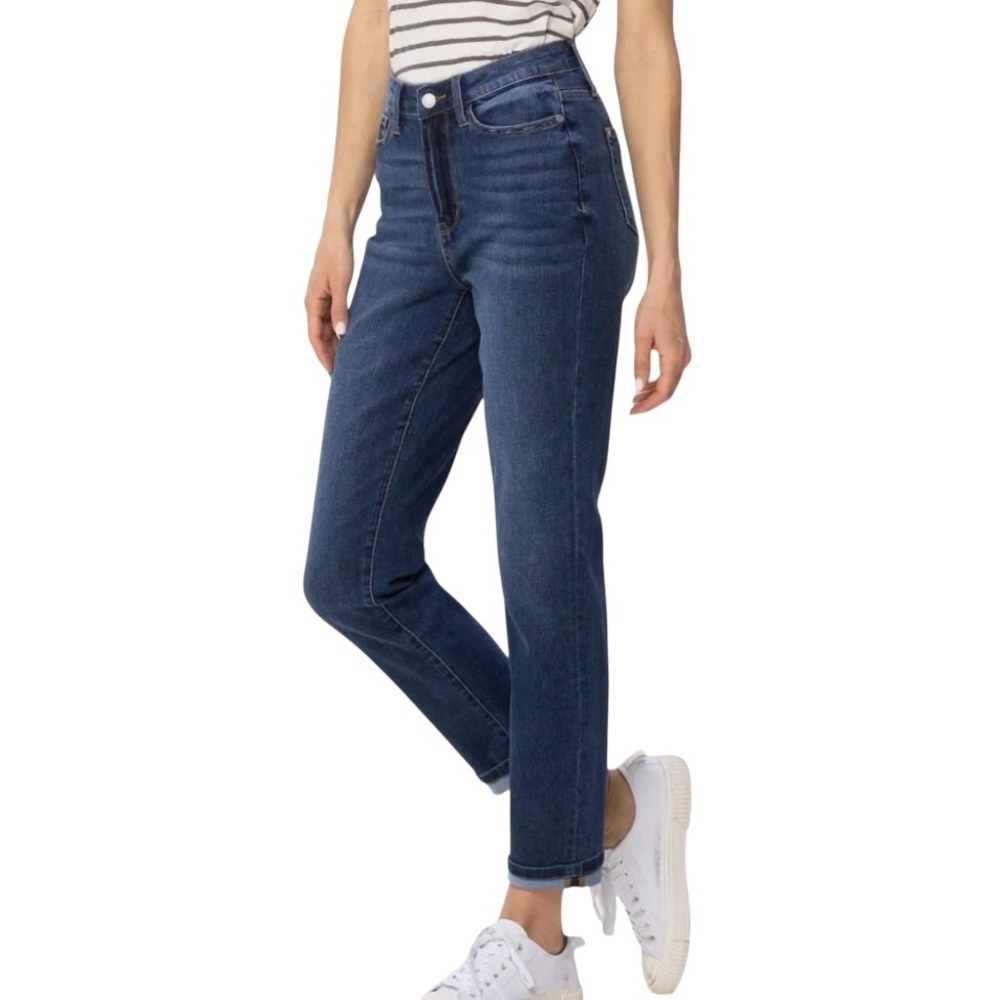 Judy Blue Dark Wash Straight Leg Jeans